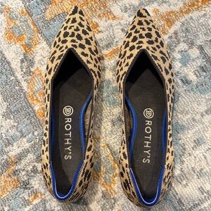 Rothy’s the Point Leopard print size 10.5